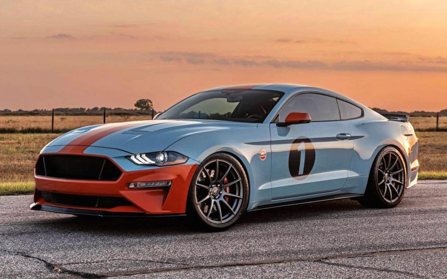 Ford Mustang GT Gulf Heritage by Brown Lee Performance '2019